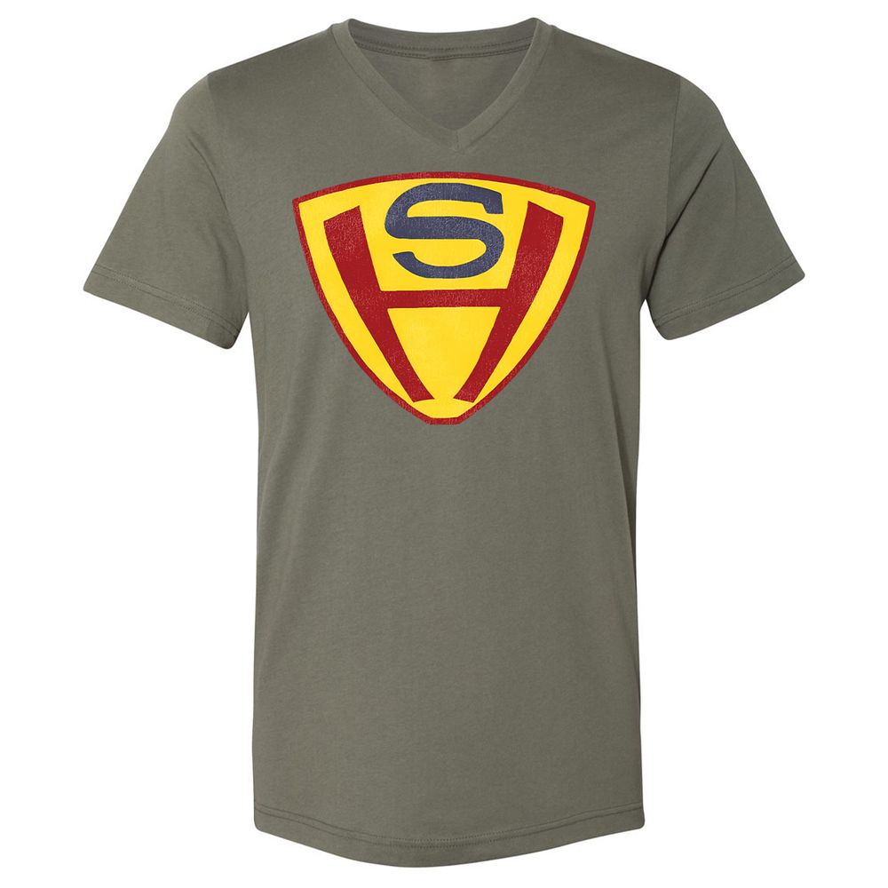 Unisex V-Neck T-Shirt - EDFF33LW - Military Green - 10