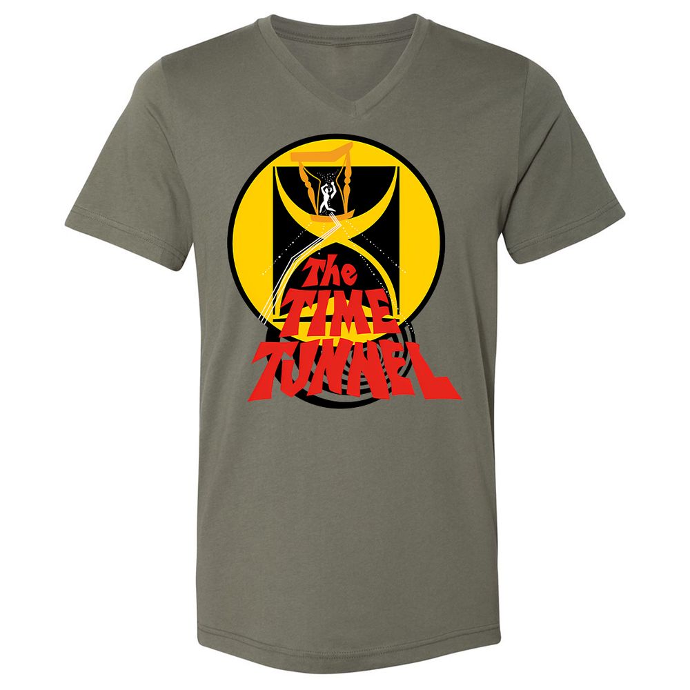 Unisex V-Neck T-Shirt - Y5USDS35 - Military Green - 10