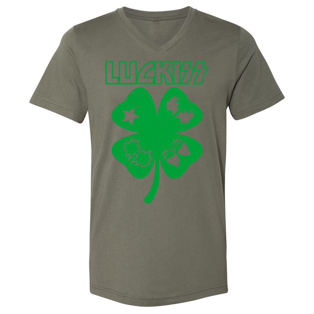 Unisex V-Neck T-Shirt - JGV3FVTM - Military Green - 10