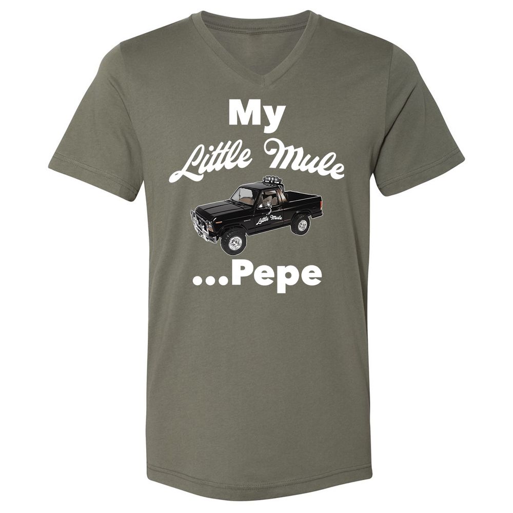 Unisex V-Neck T-Shirt - Q659RRPE - Military Green - 10