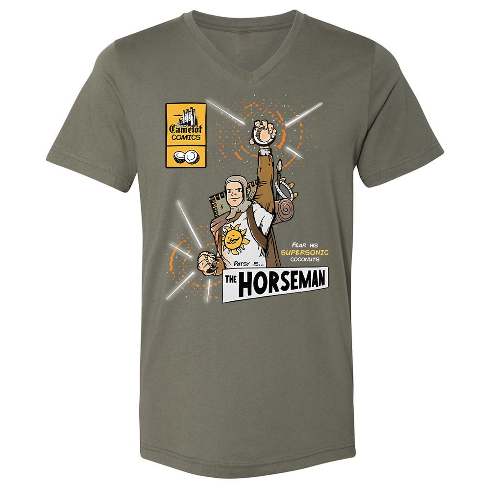 Unisex V-Neck T-Shirt - RZKMY2K8 - Military Green - 10