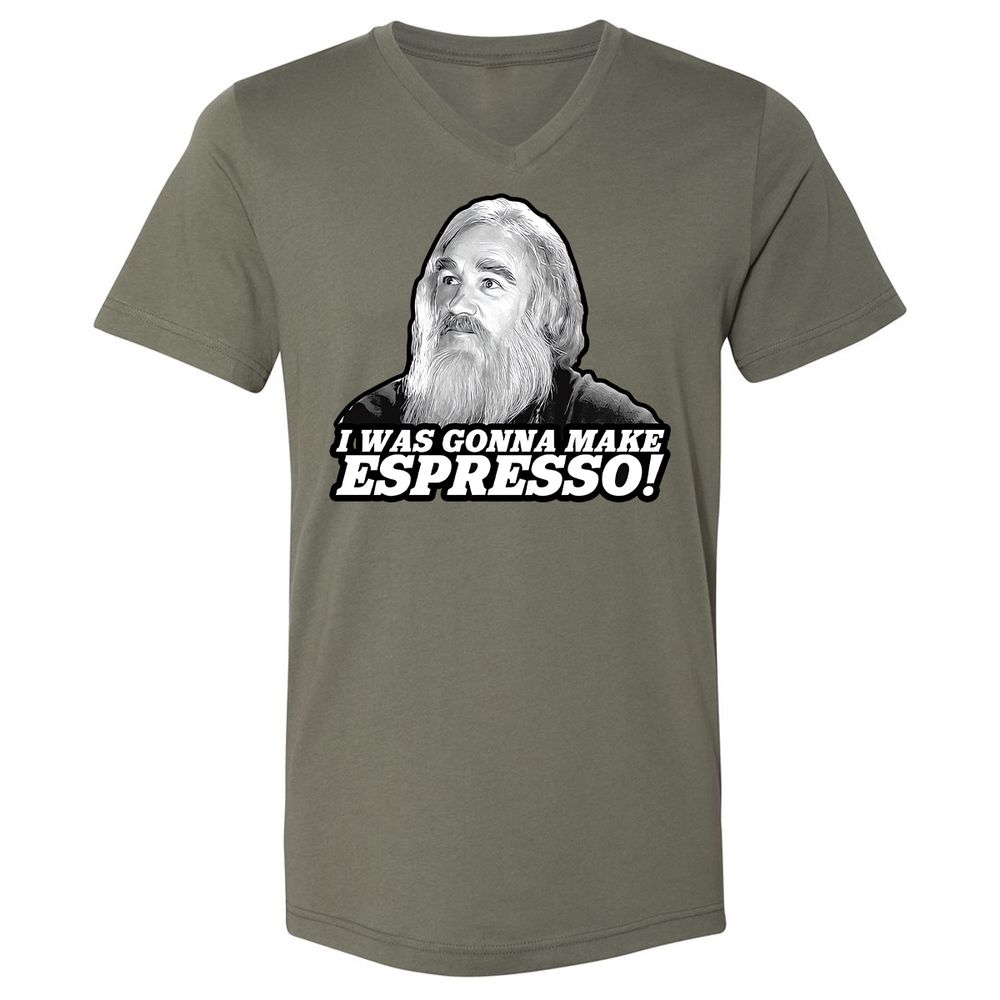 Unisex V-Neck T-Shirt - 34C86UGB - Military Green - 10