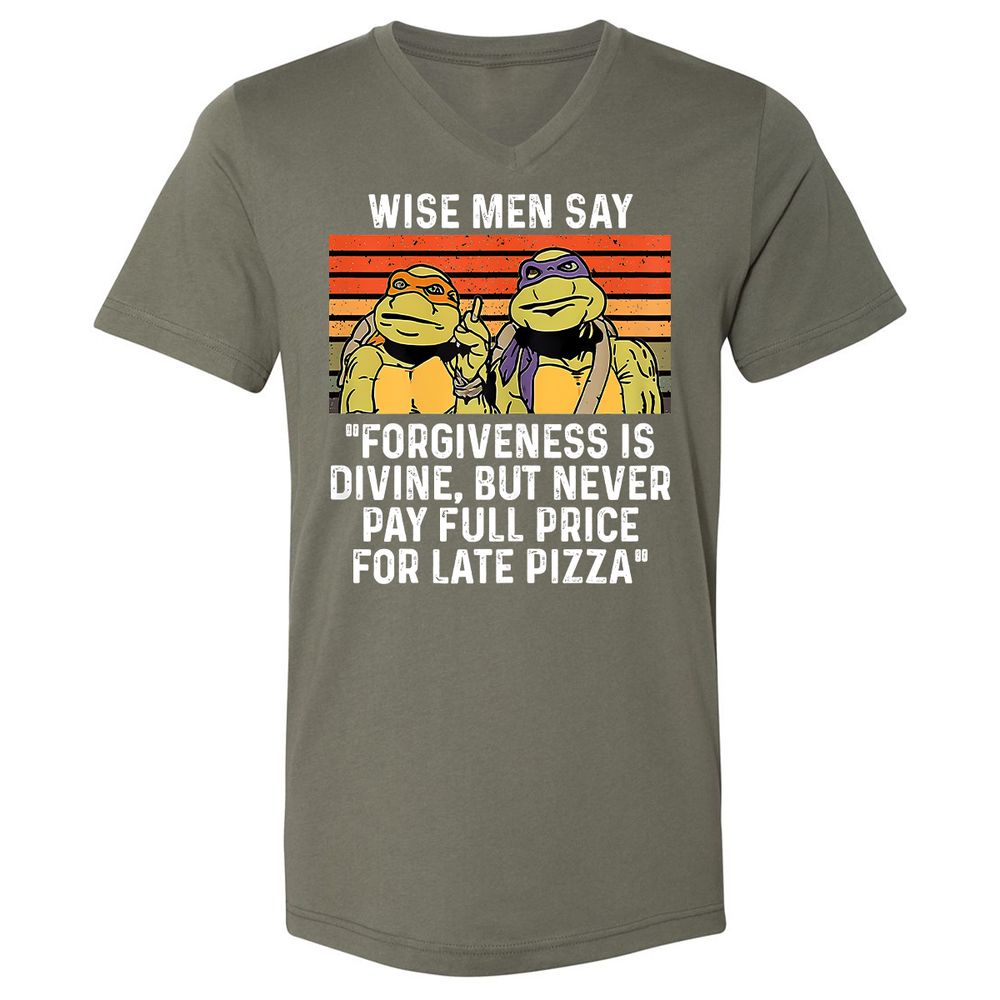 Unisex V-Neck T-Shirt - SYZL4UD8 - Military Green - 10