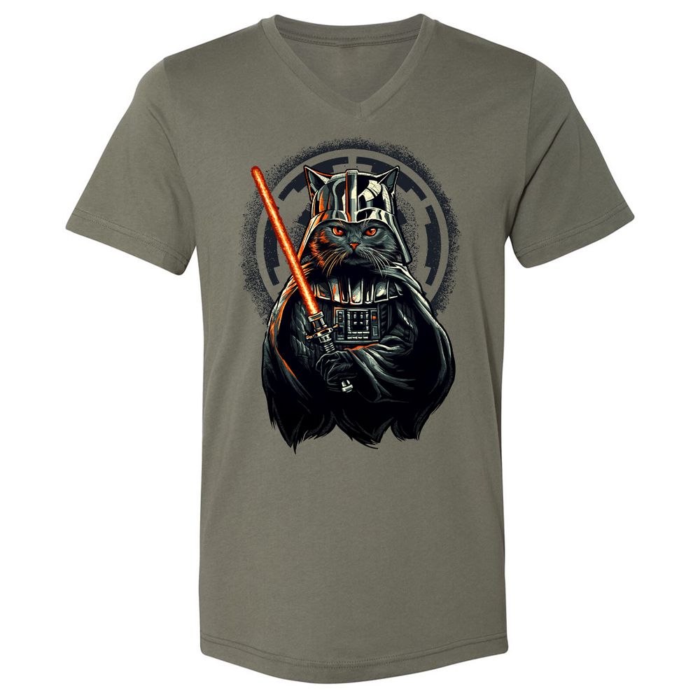 Unisex V-Neck T-Shirt - TE8RQSGW - Military Green - 10