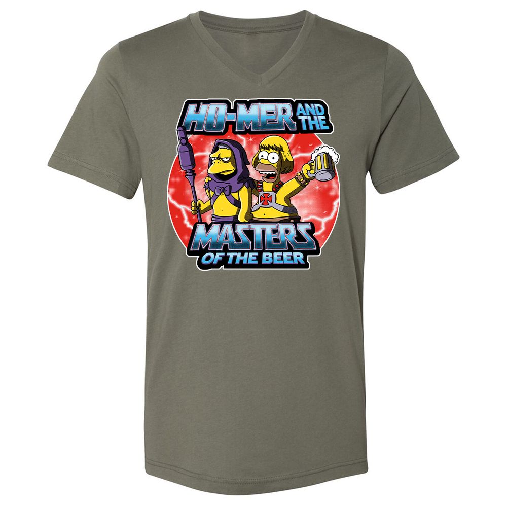Unisex V-Neck T-Shirt - UE5557KE - Military Green - 10