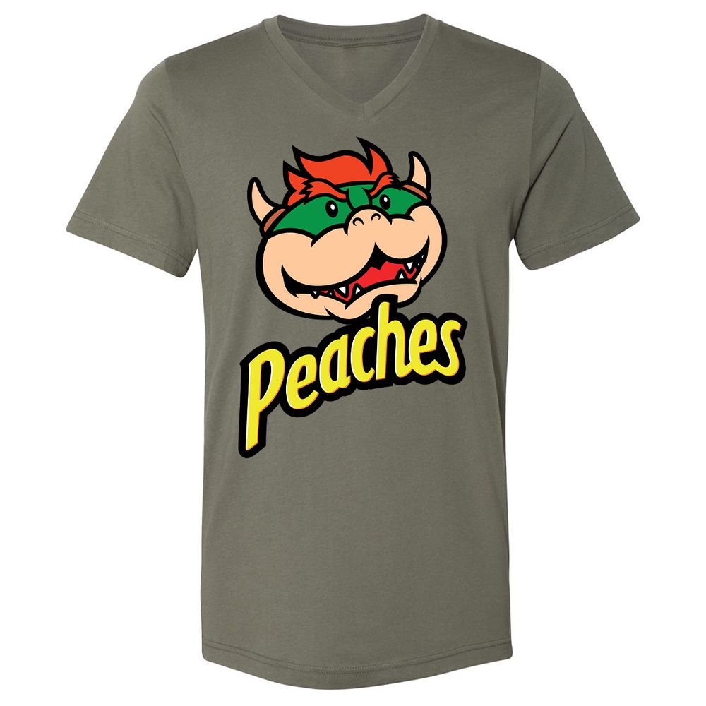 Unisex V-Neck T-Shirt - NE9RVFNF - Military Green - 10