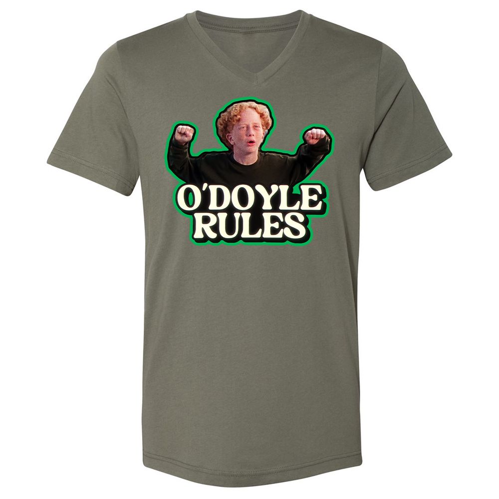 Unisex V-Neck T-Shirt - VYBY2NJC - Military Green - 10