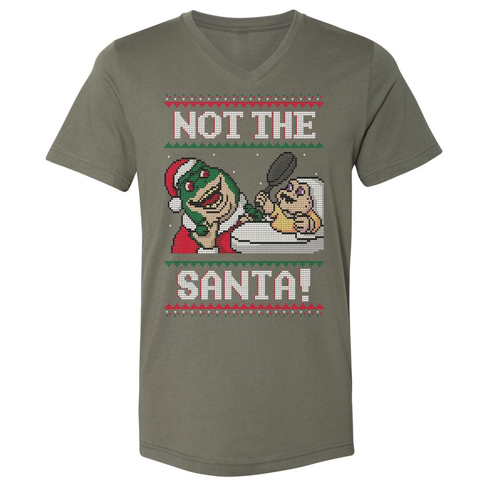 Unisex V-Neck T-Shirt - KKSFPPN3 - Military Green - 10