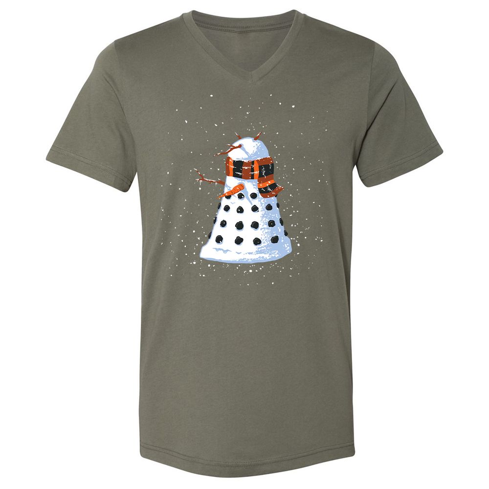 Unisex V-Neck T-Shirt - RRLM7KML - Military Green - 10
