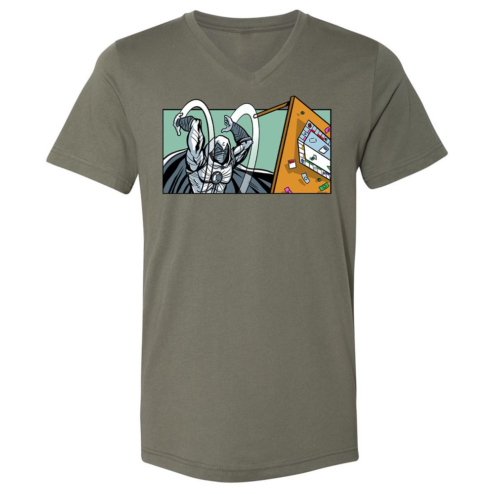 Unisex V-Neck T-Shirt - DVF36SGS - Military Green - 10