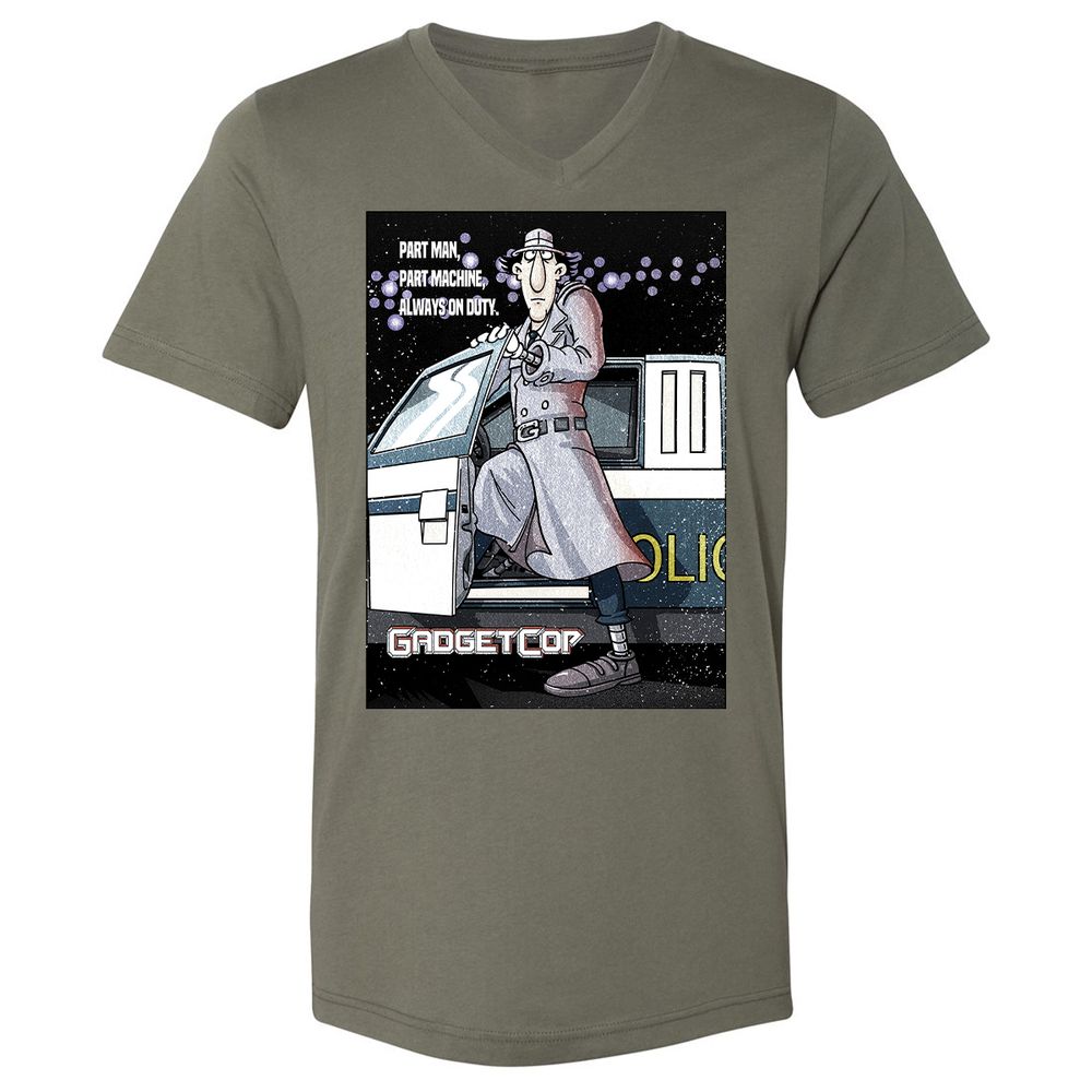 Unisex V-Neck T-Shirt - EZ5QH26A - Military Green - 10
