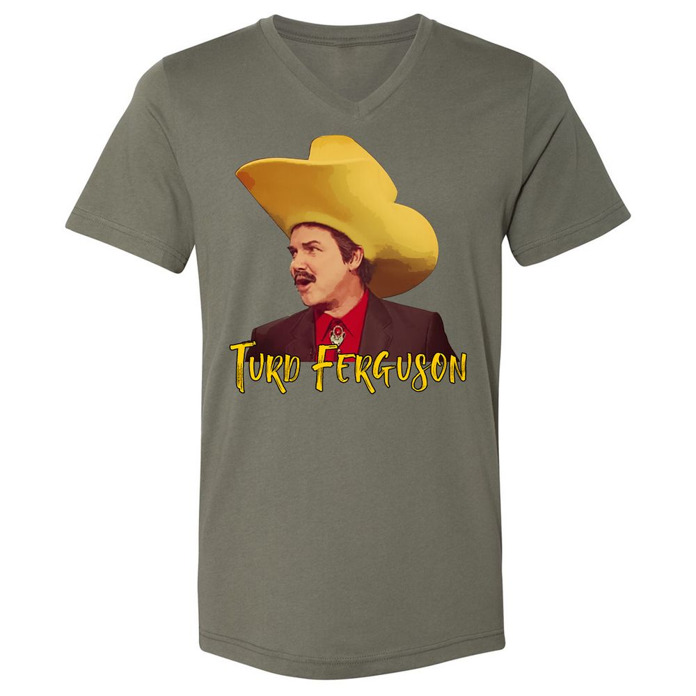 Unisex V-Neck T-Shirt - DA54814C - Military Green - 10