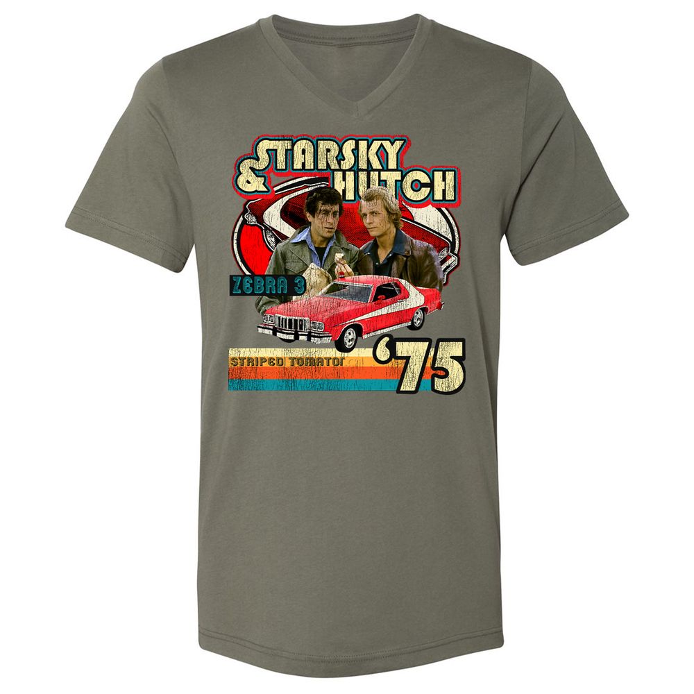 Unisex V-Neck T-Shirt - WKST1ZDU - Military Green - 10