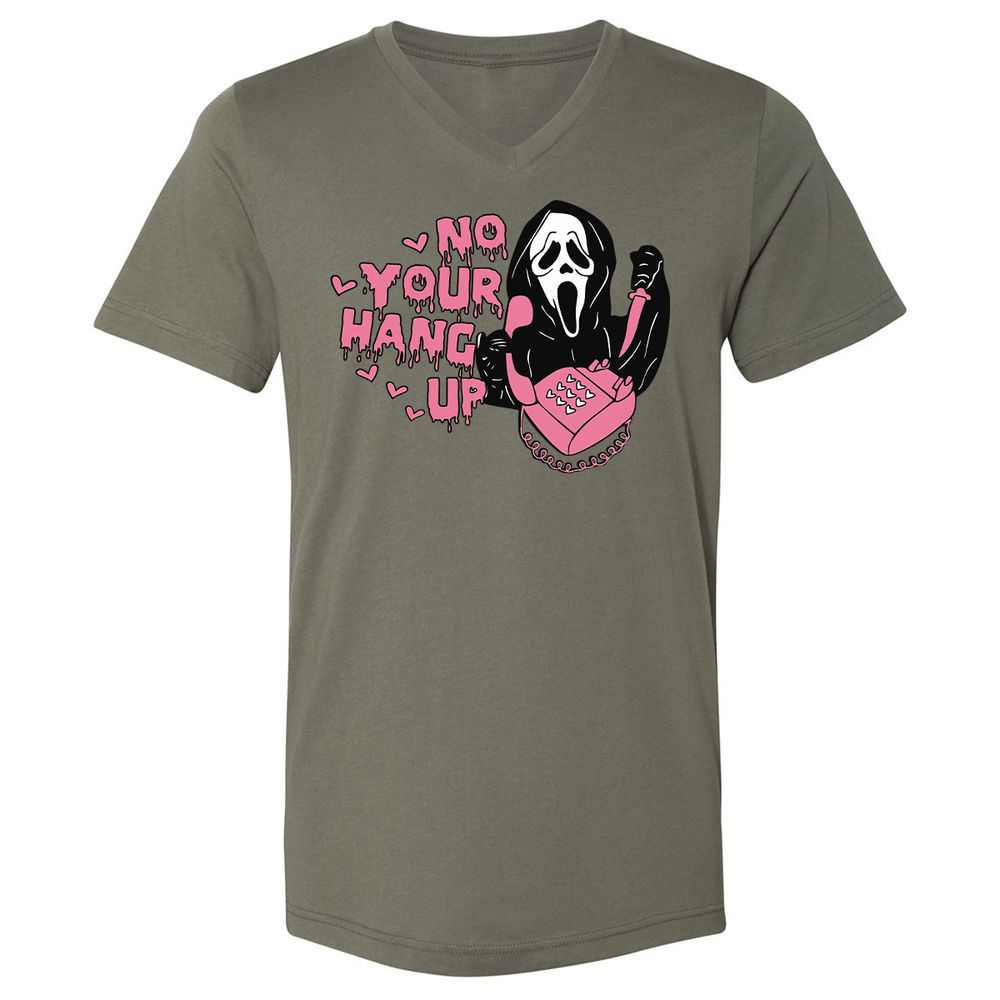 Unisex V-Neck T-Shirt - J9M7CK15 - Military Green - 10