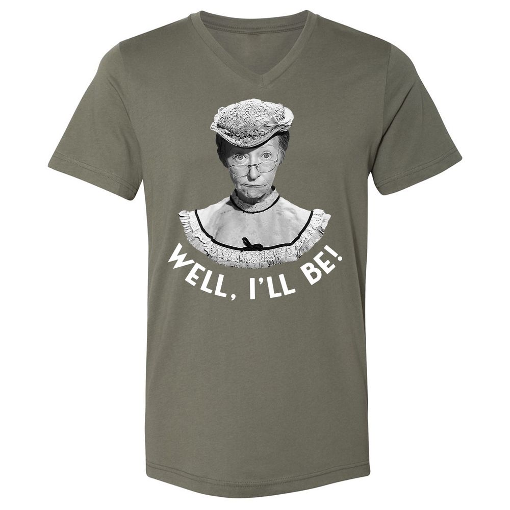 Unisex V-Neck T-Shirt - KS76C2NG - Military Green - 10