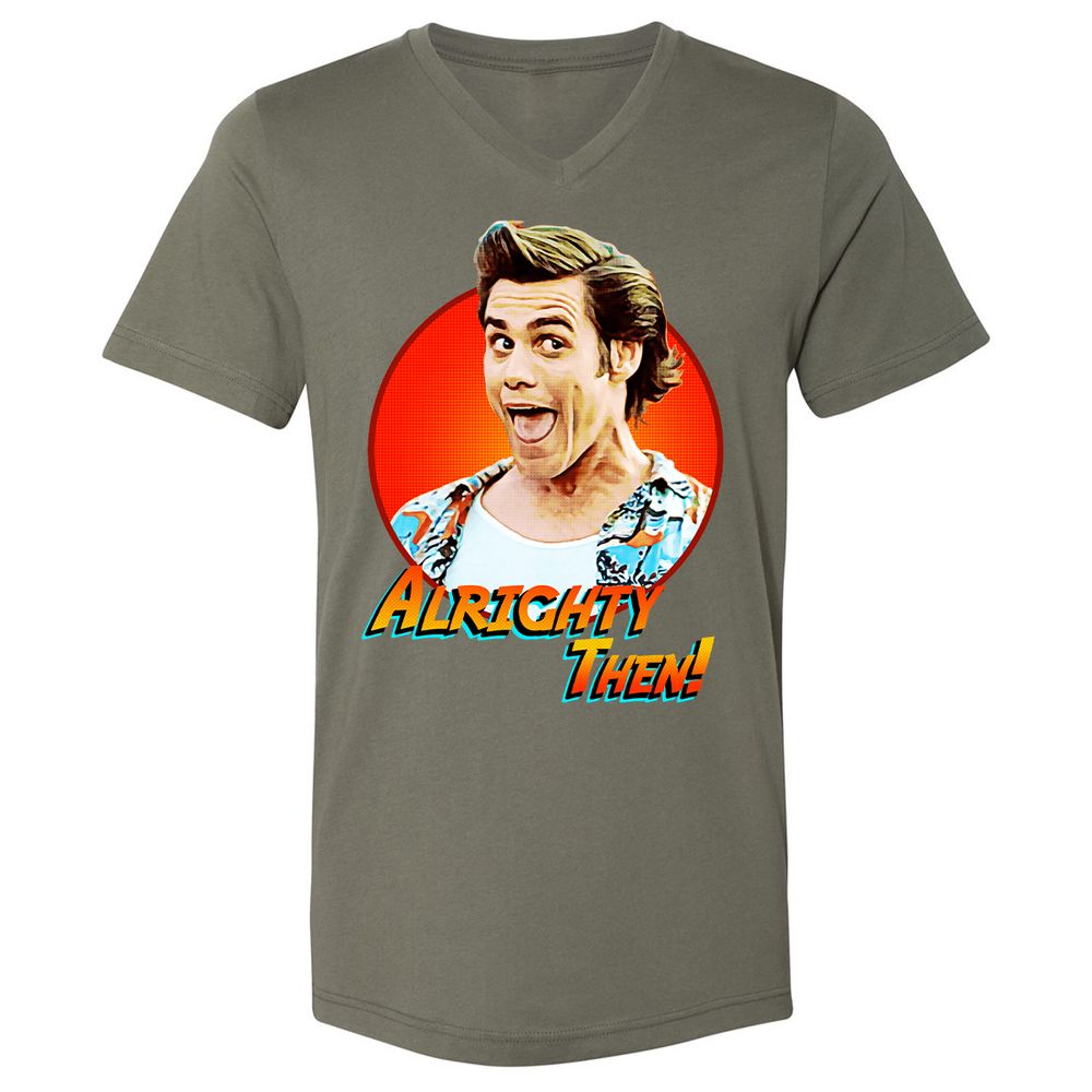 Unisex V-Neck T-Shirt - FW4C798Y - Military Green - 10