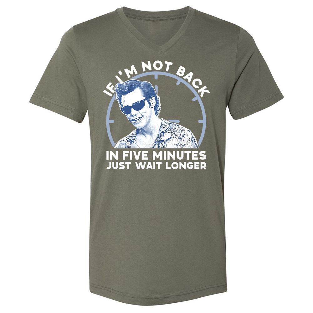 Unisex V-Neck T-Shirt - V52GJ5RZ - Military Green - 10