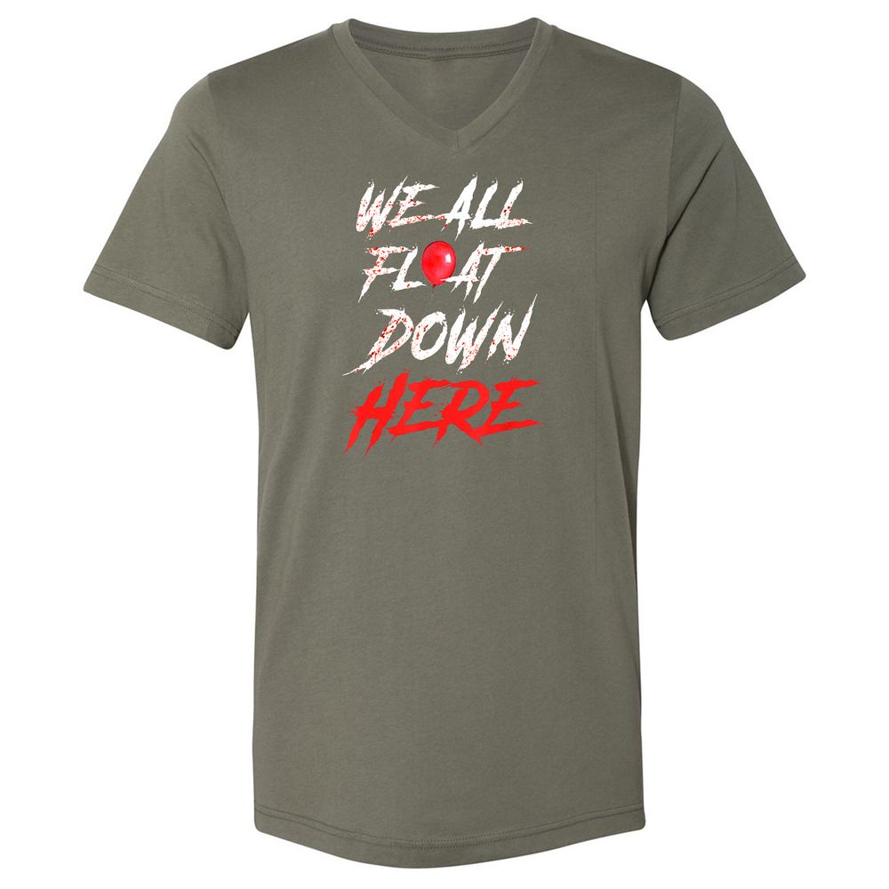 Unisex V-Neck T-Shirt - M4JK839S - Military Green - 10
