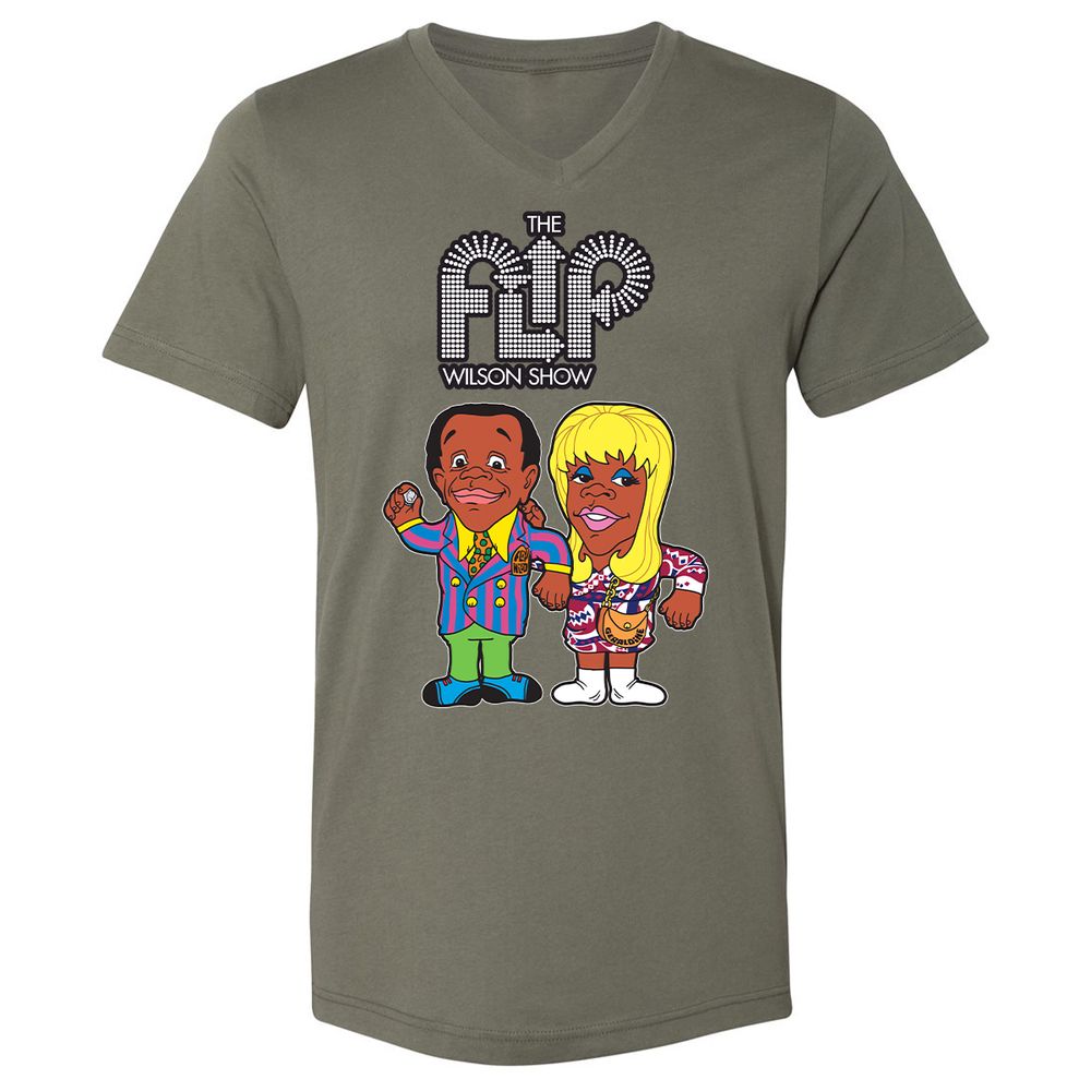 Unisex V-Neck T-Shirt - 7UZ1ZEGW - Military Green - 10