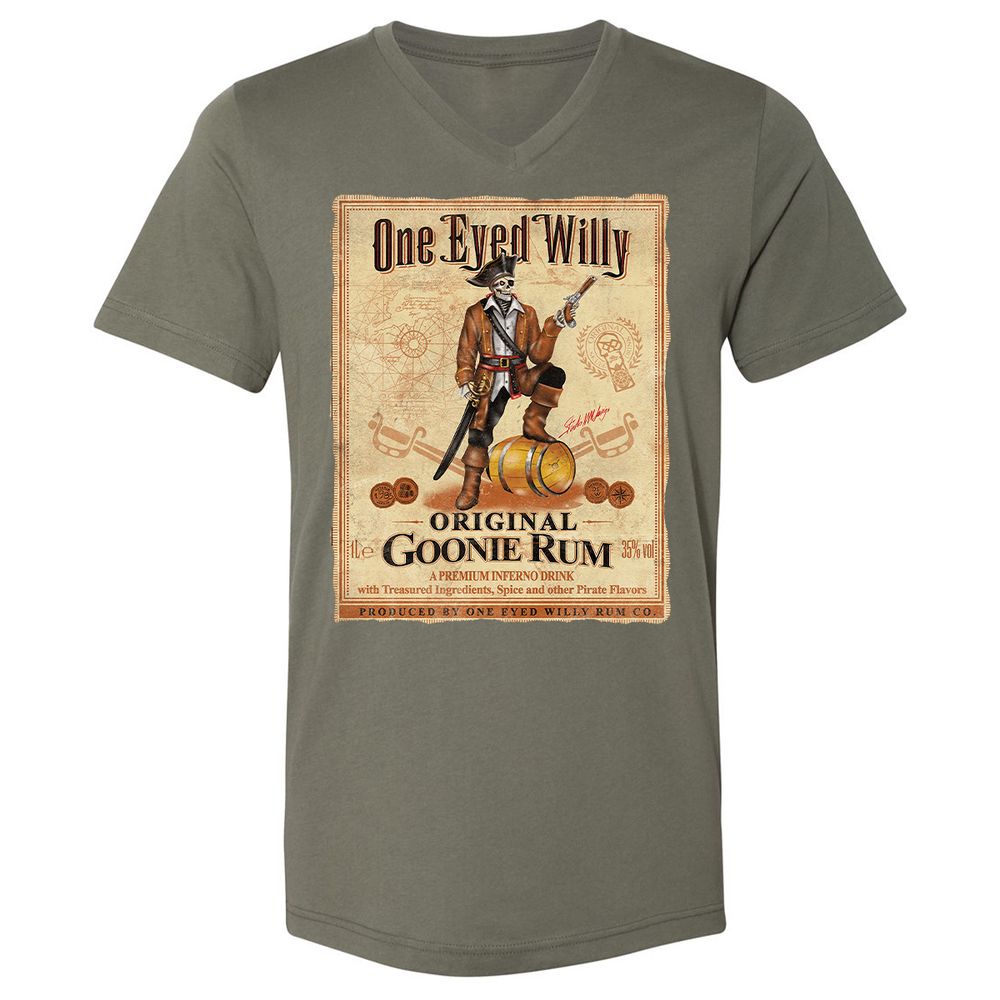 Unisex V-Neck T-Shirt - PL9BDCCB - Military Green - 10