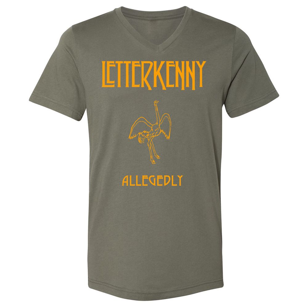 Unisex V-Neck T-Shirt - 6164ZZED - Military Green - 10