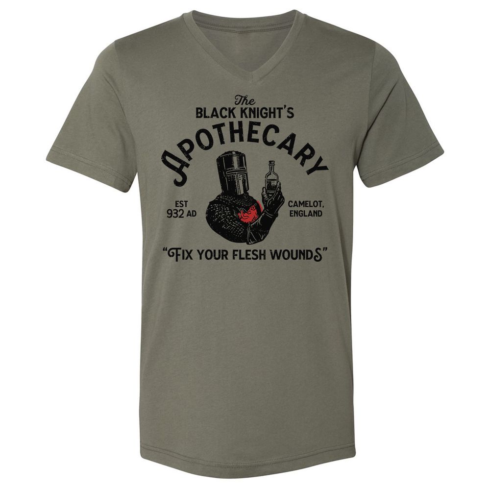 Unisex V-Neck T-Shirt - 2WSUWKB1 - Military Green - 10