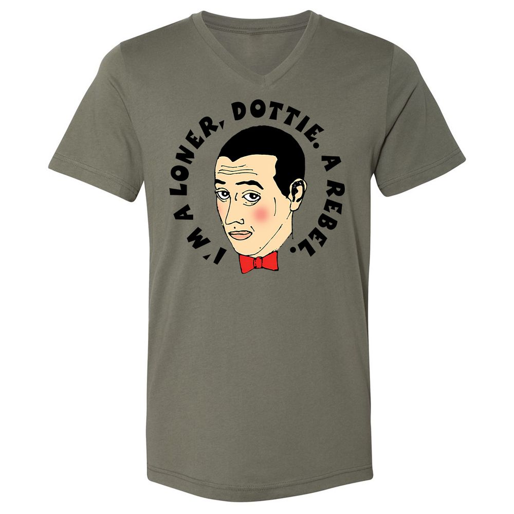 Unisex V-Neck T-Shirt - VCYUBSV3 - Military Green - 10