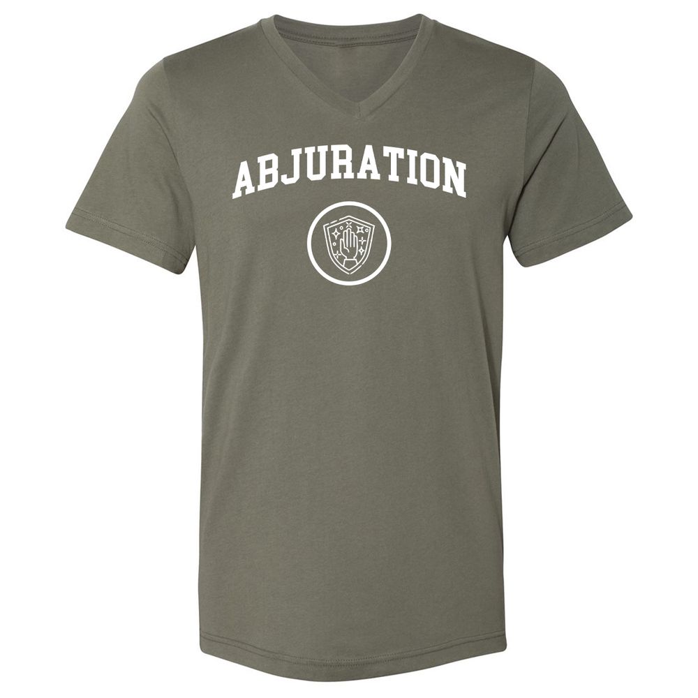 Unisex V-Neck T-Shirt - 9G7PD4H5 - Military Green - 10