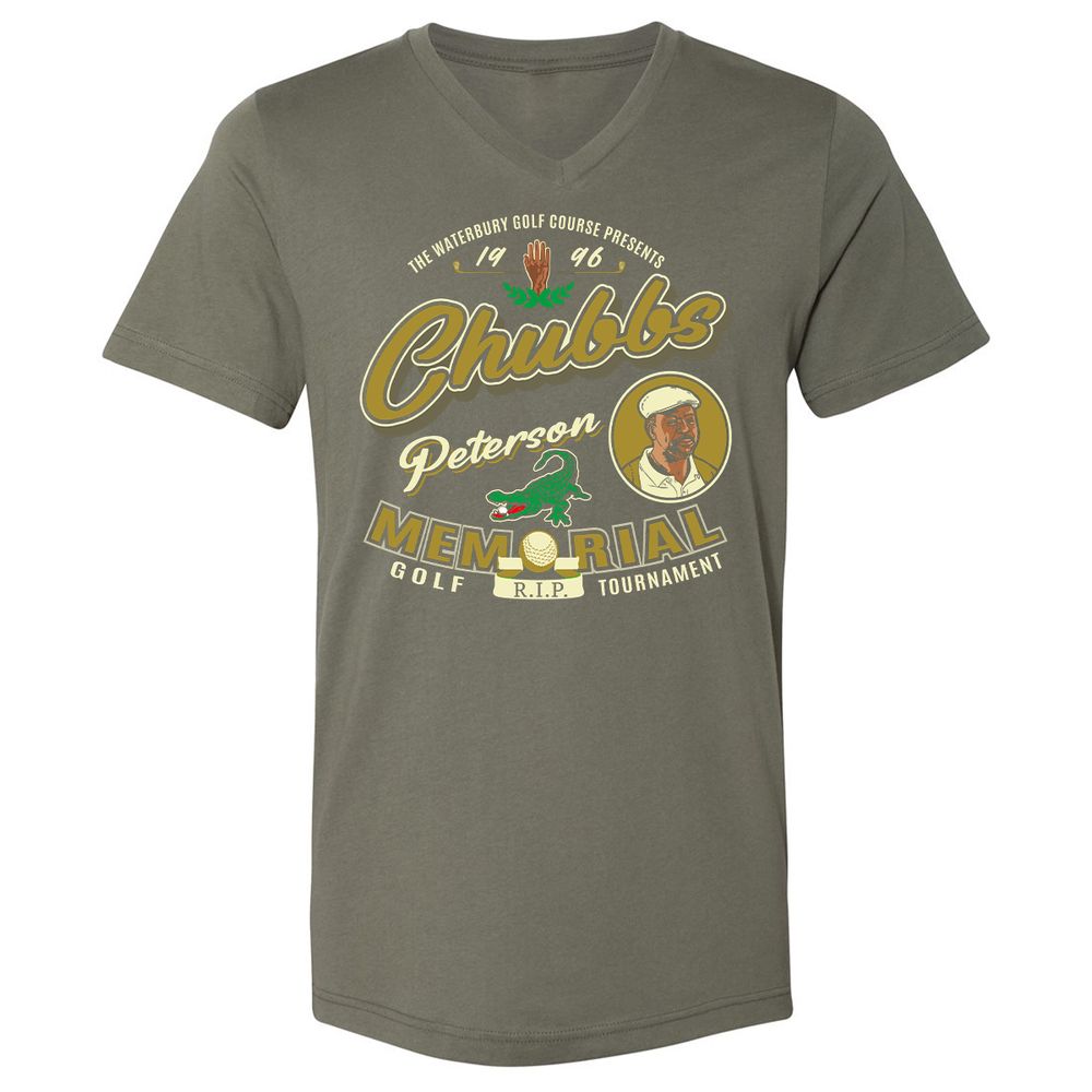 Unisex V-Neck T-Shirt - H8LZD6N1 - Military Green - 10