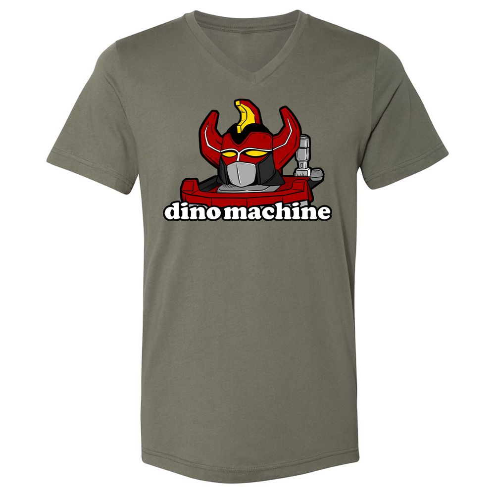Unisex V-Neck T-Shirt - H9W7QDDN - Military Green - 10