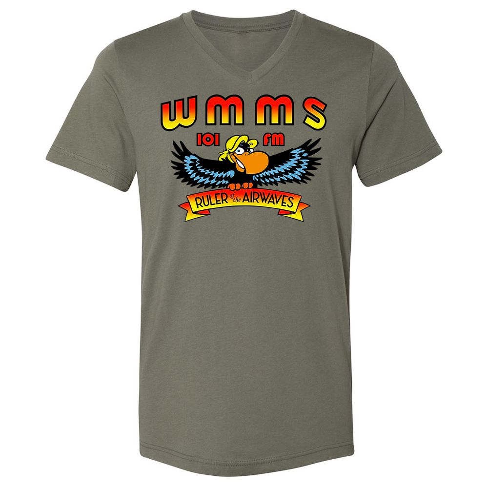 Unisex V-Neck T-Shirt - 8TV2HX64 - Military Green - 10
