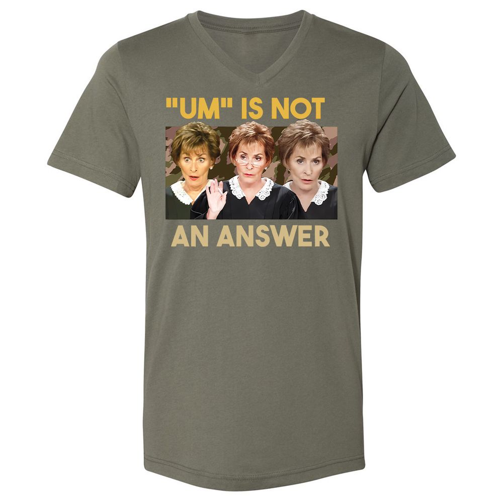 Unisex V-Neck T-Shirt - R82VV5LR - Military Green - 10