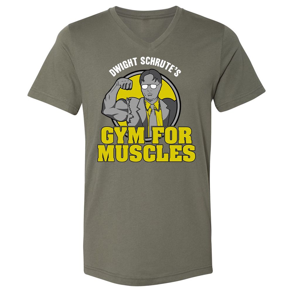 Unisex V-Neck T-Shirt - 9UJE8S9S - Military Green - 10