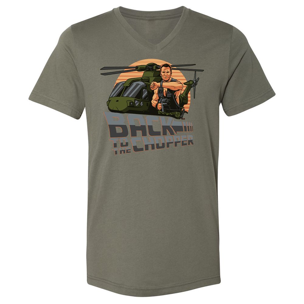 Unisex V-Neck T-Shirt - 2N52J2TX - Military Green - 10