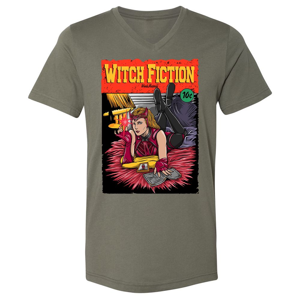 Unisex V-Neck T-Shirt - AELXATWA - Military Green - 10