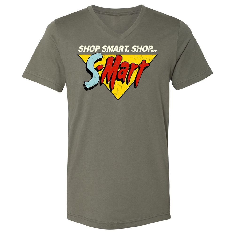 Unisex V-Neck T-Shirt - R8K31SNJ - Military Green - 10