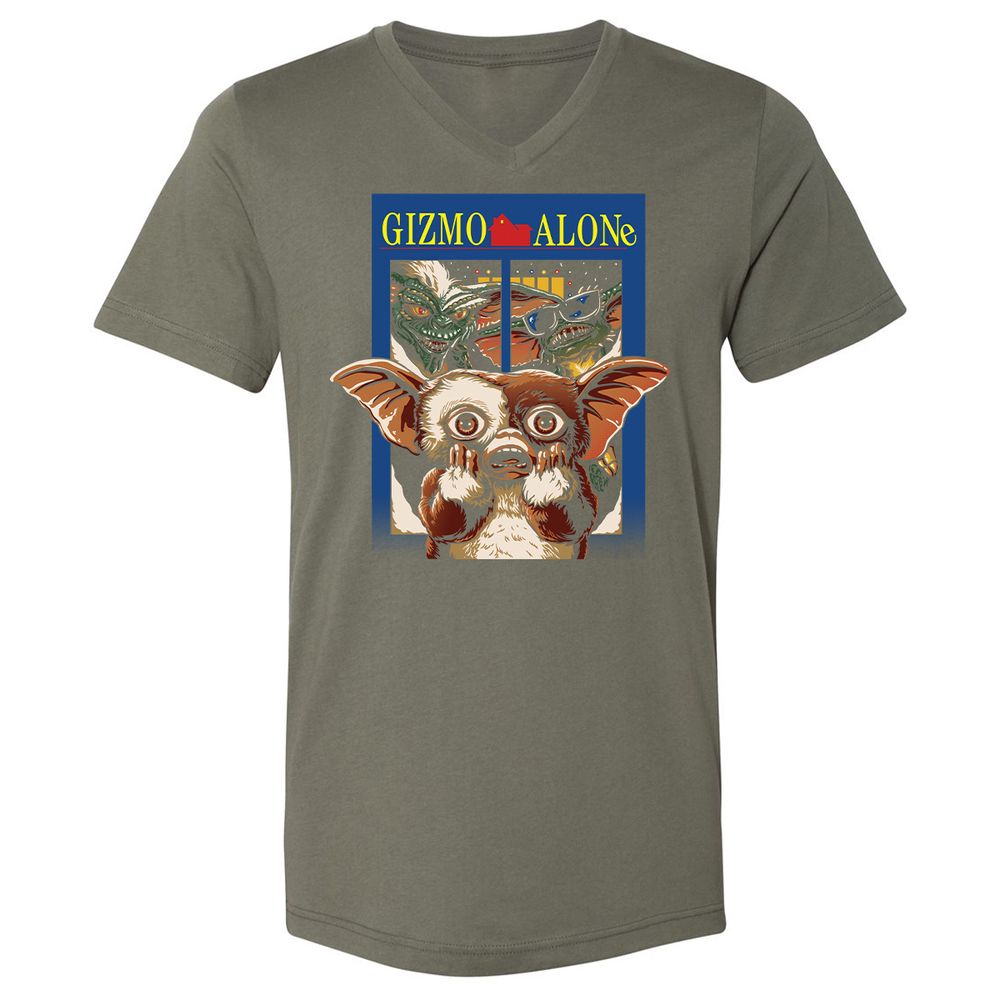 Unisex V-Neck T-Shirt - YUPVCW1G - Military Green - 10