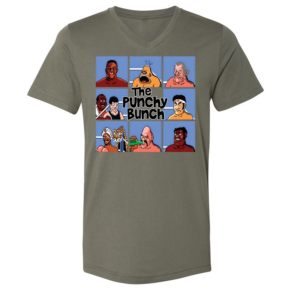 Unisex V-Neck T-Shirt - JAJGFXZY - Military Green - 10