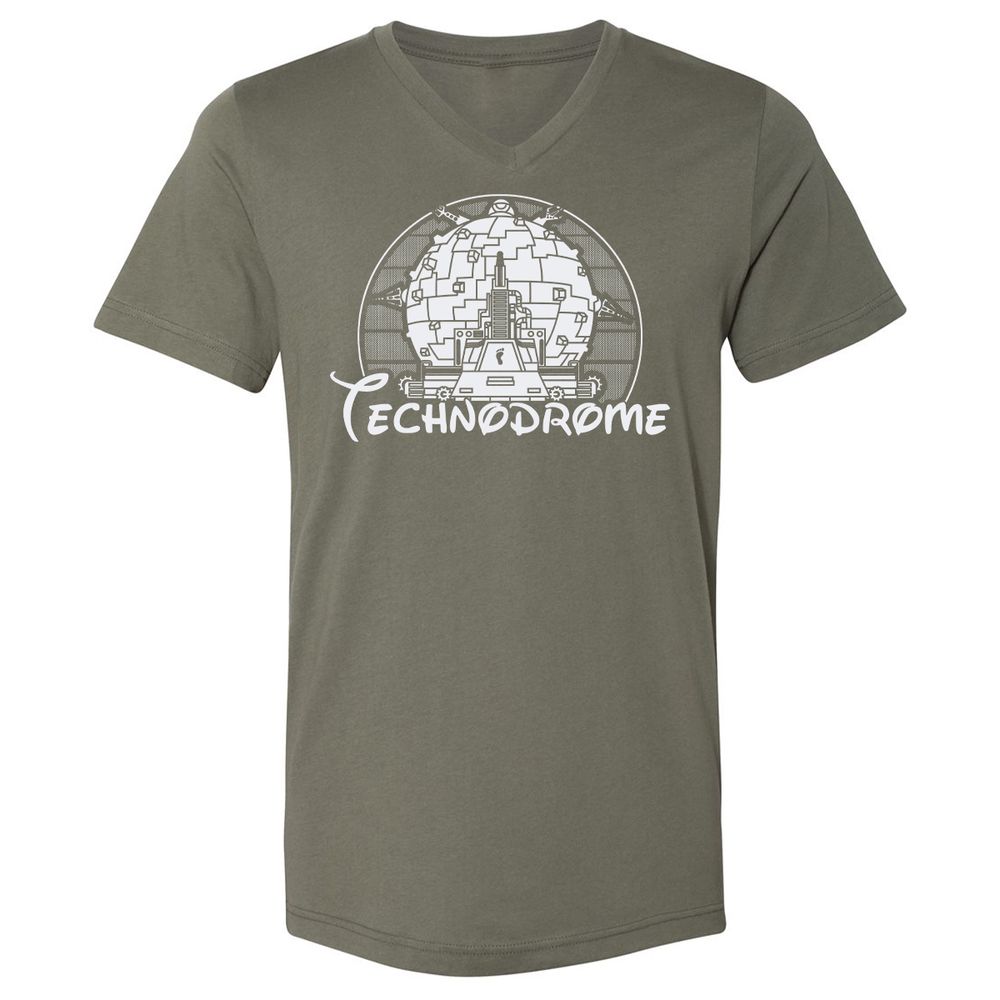 Unisex V-Neck T-Shirt - YPTNS416 - Military Green - 10