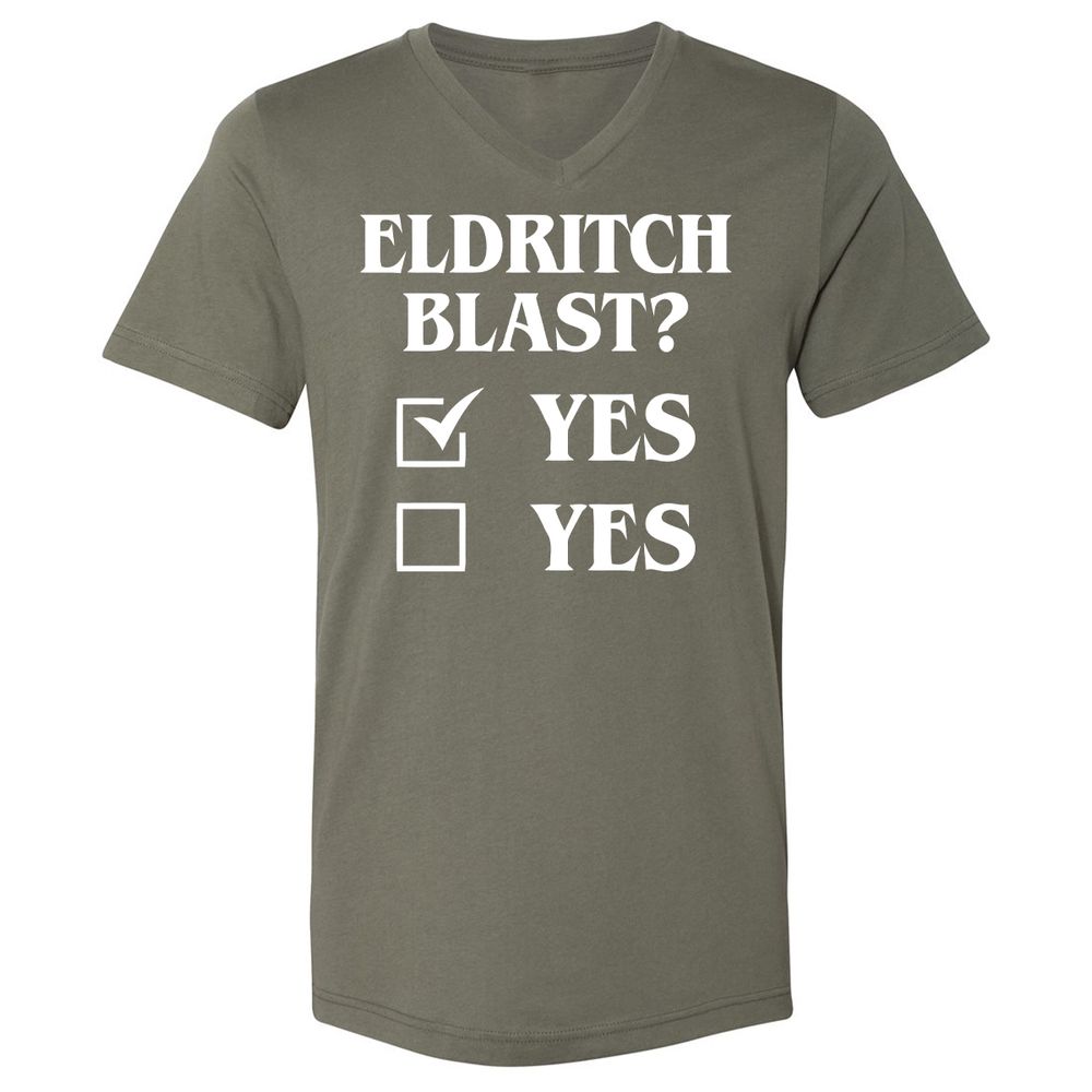 Unisex V-Neck T-Shirt - ARAFVXQN - Military Green - 10