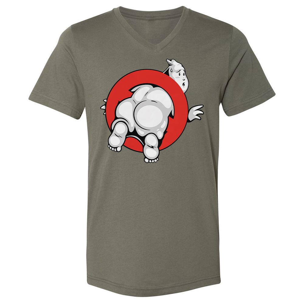 Unisex V-Neck T-Shirt - S8EUNX6Z - Military Green - 10