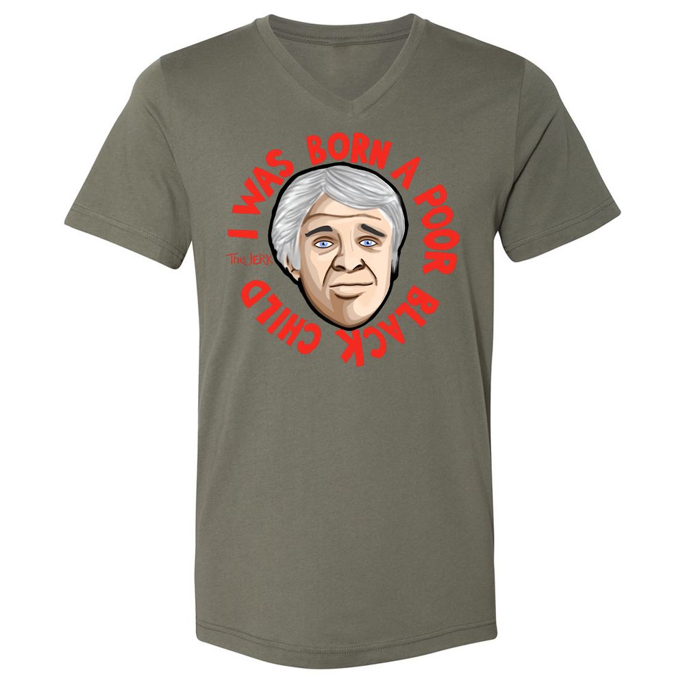 Unisex V-Neck T-Shirt - 22MMA1SP - Military Green - 10