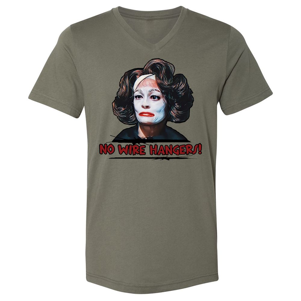 Unisex V-Neck T-Shirt - 6H4ES4WA - Military Green - 10
