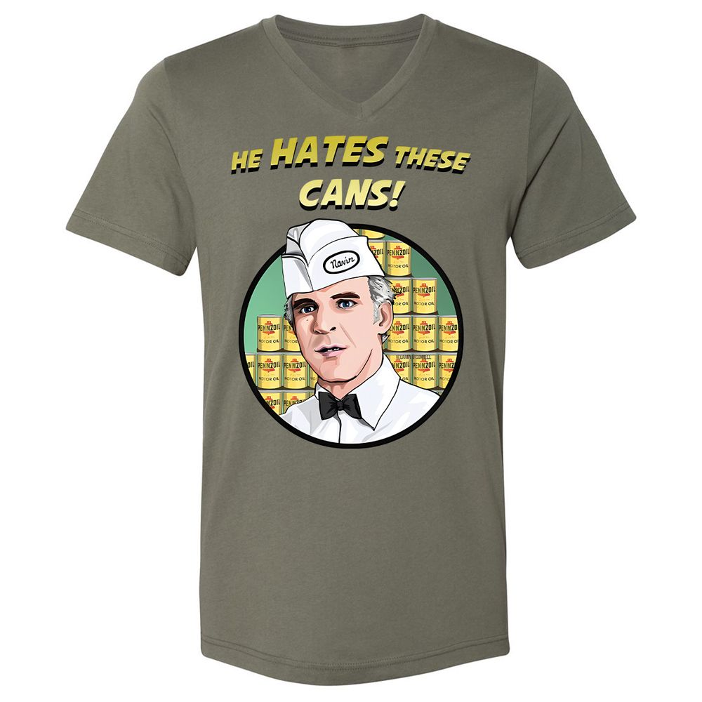Unisex V-Neck T-Shirt - JFVSEY6M - Military Green - 10