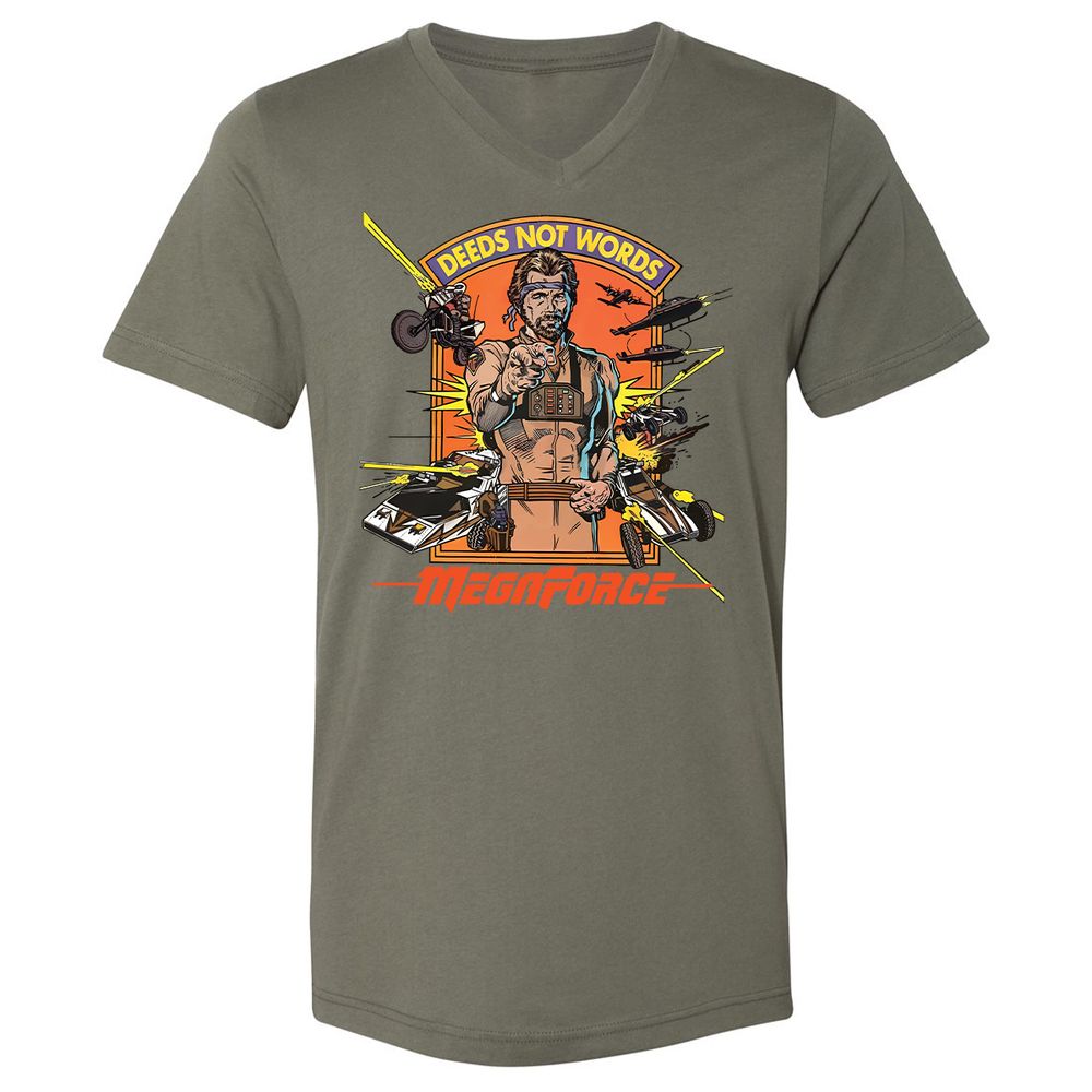 Unisex V-Neck T-Shirt - 5SYHEMW9 - Military Green - 10