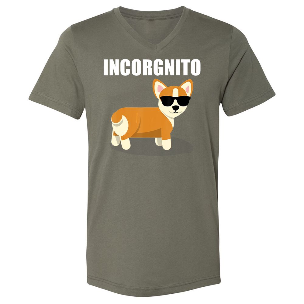 Unisex V-Neck T-Shirt - T2SNB3YT - Military Green - 10