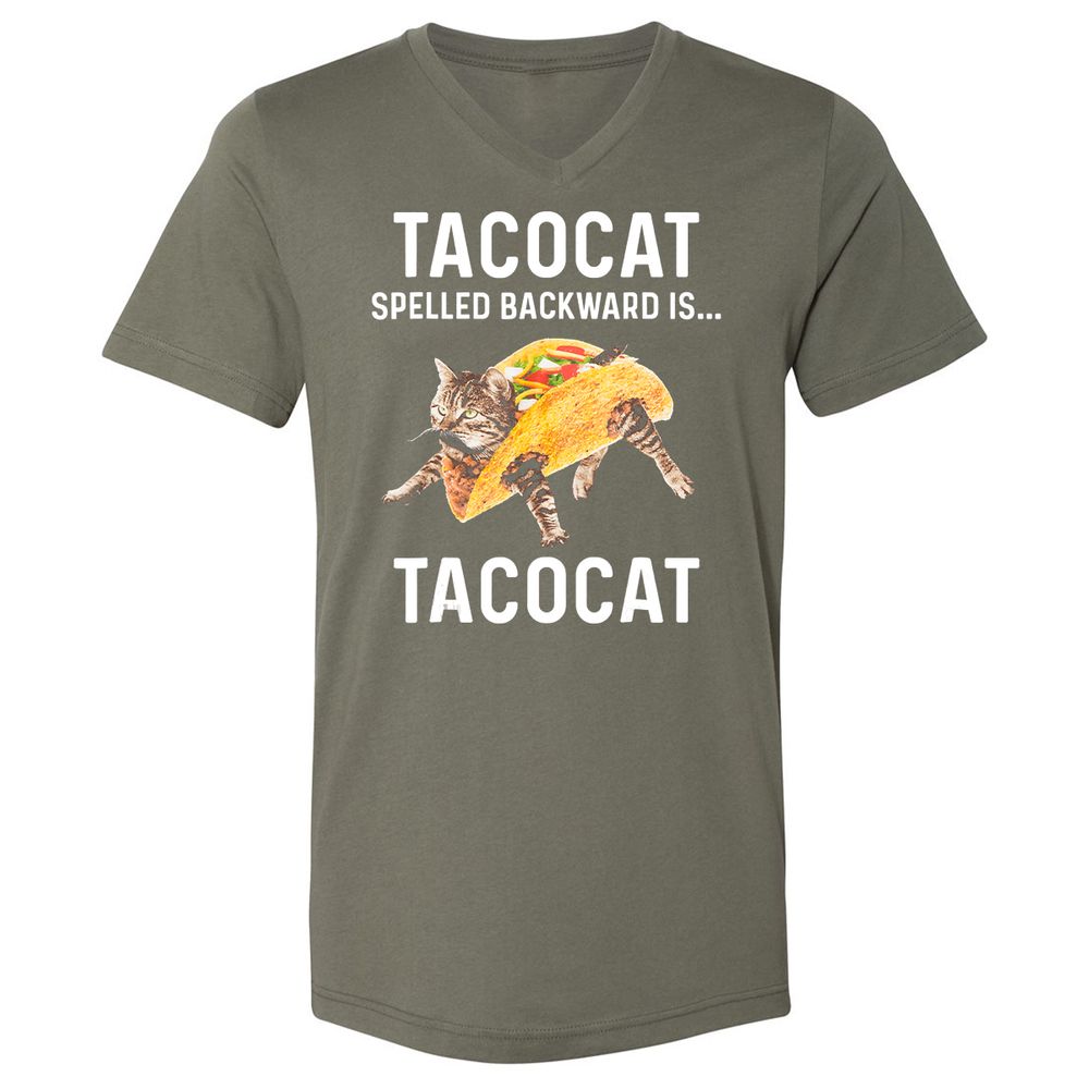 Unisex V-Neck T-Shirt - A3UZUB96 - Military Green - 10