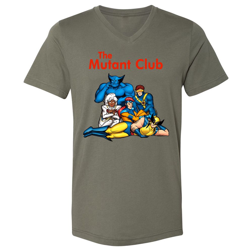 Unisex V-Neck T-Shirt - 48X8KQ5Z - Military Green - 10