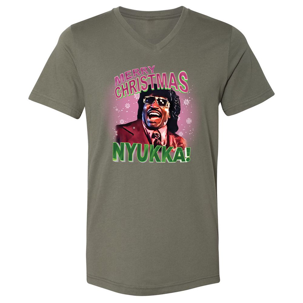 Unisex V-Neck T-Shirt - 5Z99X658 - Military Green - 10