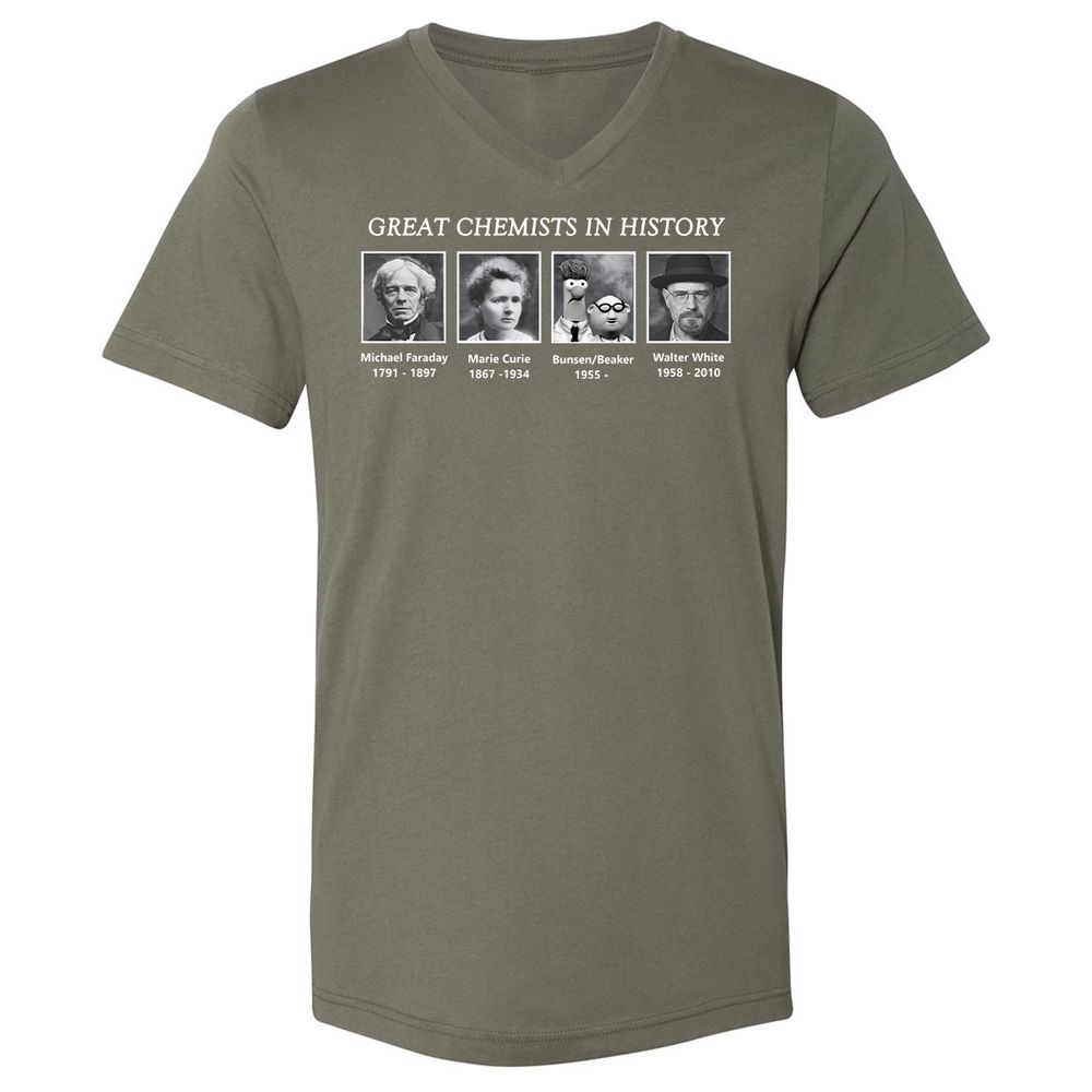 Unisex V-Neck T-Shirt - AY17SS1W - Military Green - 10